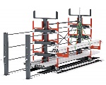 Long material storage - Bartels Roll-Out Rack