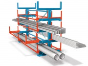 Roll-Aus-Regal mit Handauszug