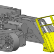 Movex Track-O Option Gabelstapler Anbaugerät für Minidozer