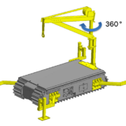 Movex Track-O Option tragbarer Auslegerkran 91,44 cm 225 kg