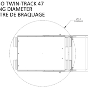 Movex modulares Treppensteiger Raupensystem Track-O Twin-Track 47 Wendekreis