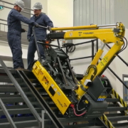 Track-O Mini Crawler Crane M7 on Track-O Twin-Track 66