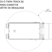 Movex modular Stair Climber Track System Track-O Twin-Track 66 - Turning Diameter