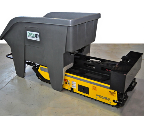 Track-O Greengo lifting system with Waste Container