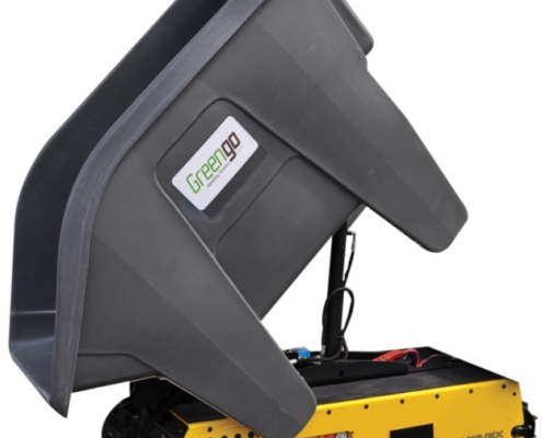 Track-O Greengo lifting system with Waste Container