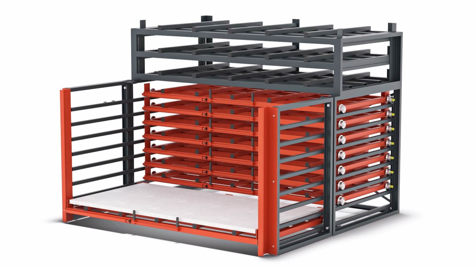 Storage of sheets Sheet storage systems from Bartels.