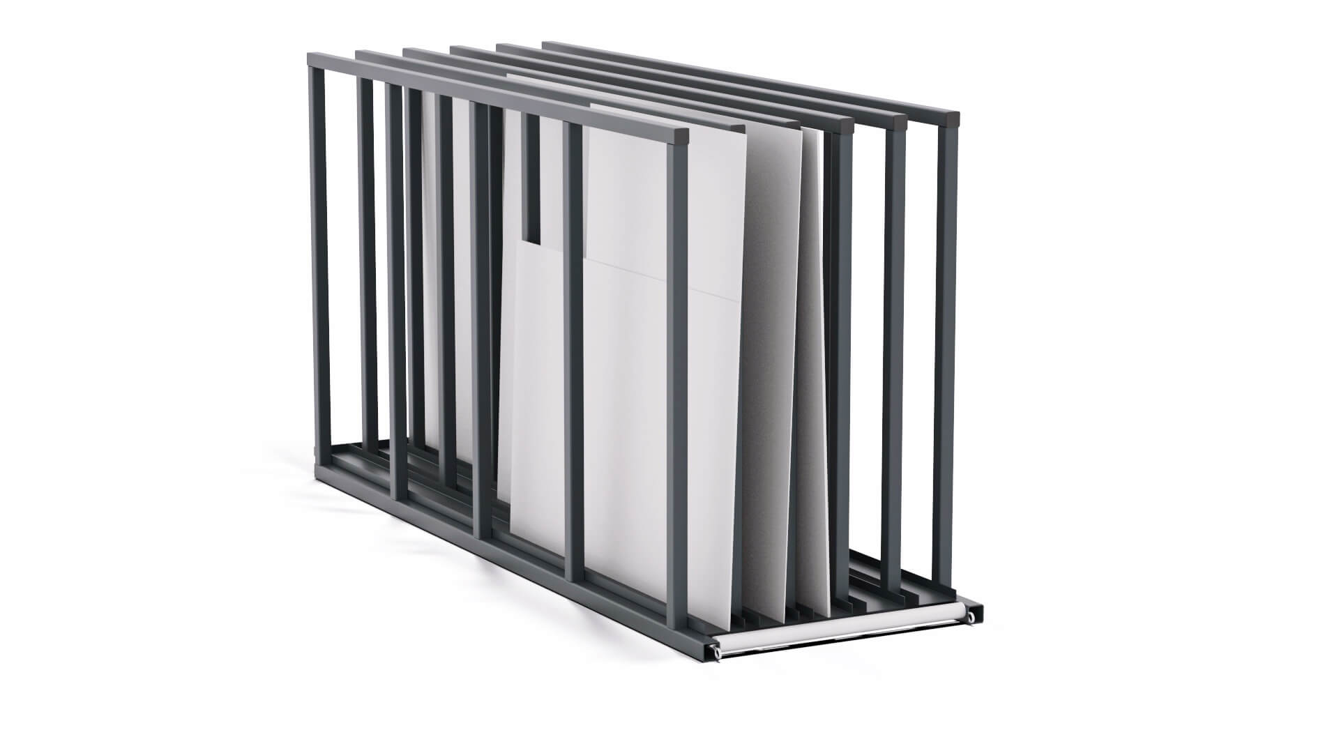 Vertical Sheet Rack Metal Storage