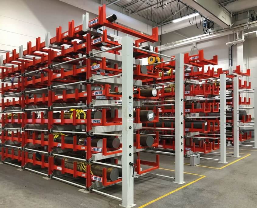 Rol Out Racks Roll-Out Rack - Extractable cantilever shelves for long goods