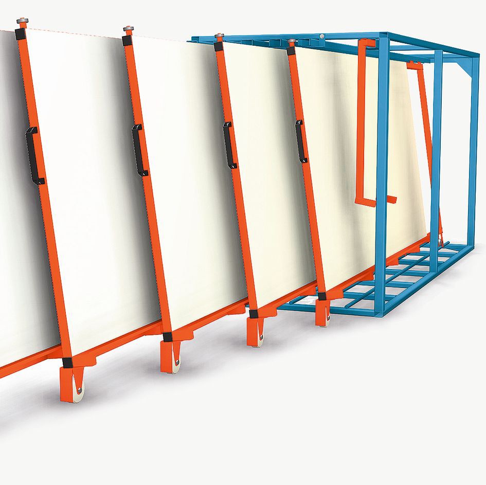 Storage of sheets Sheet storage systems from Bartels.