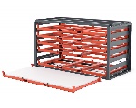 Storage of sheets - Bartels Flat Pallet Magazine