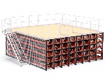 Long material storage - Bartels Honeycomb Rack