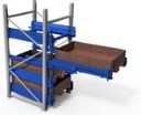 Bartels pole mounted pallet racking drawers